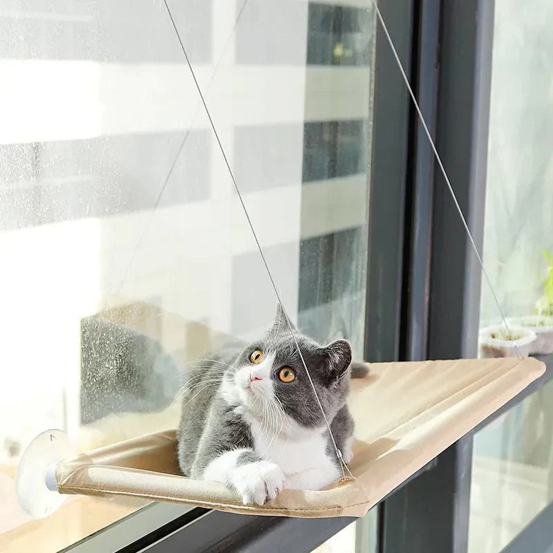 Hamac Chat - PetCatHangingBed™ - Jaune Clair - Amour du chat