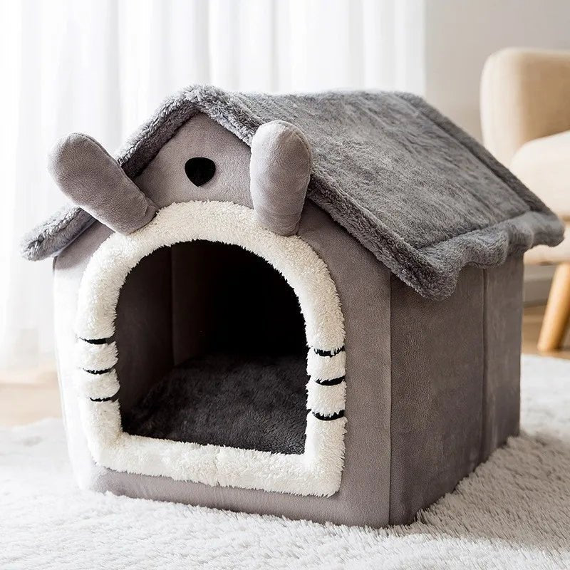 Maison Chat - PetCocon™ - Gris - Amour du chat