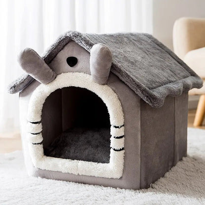 Maison Chat - PetCocon™ - Gris - Amour du chat