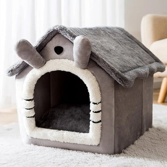 Maison Chat - PetCocon™ - Gris - Amour du chat